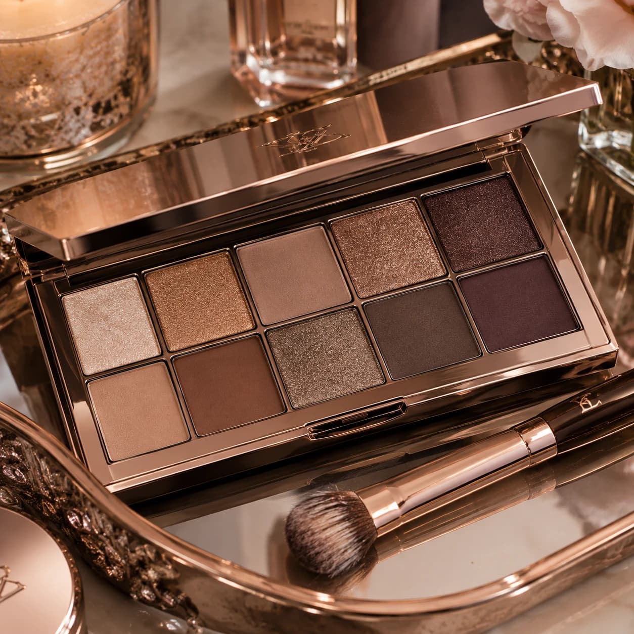 Eye makeup: shadow, liner & mascara colors